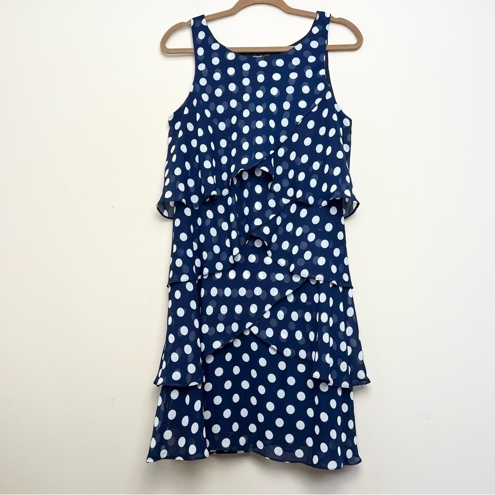 ROBERT LOUIS Trapeze & Swing Polka Dot Dress
